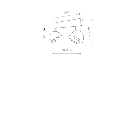 Nowodvorski Lampa sufitowa biała VESPA