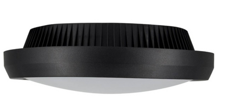 Plafon lampa sufitowa 2xE27 okrągły IP65 czarny