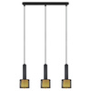 Lampa wisząca Amo czarna 3xE27