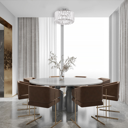 Light prestige Vetro 1 plafon okrągły chrom LP-2910/1C CH