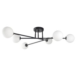 Light prestige Dorado 6 plafon czarny LP-002/6C BK