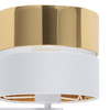Kinkiet HILTON White/Gold 2xE27+G9
