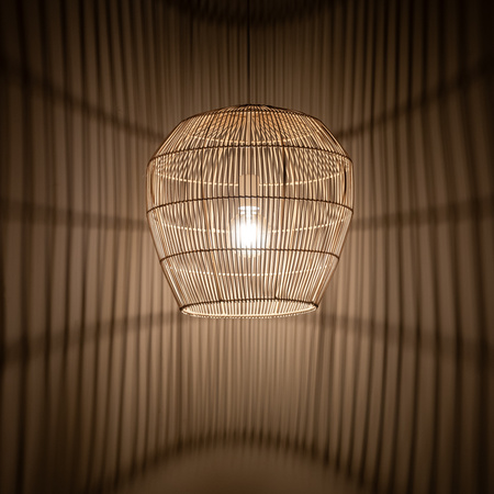 Lampa wisząca HAITI S naturalne drewno bambus Nowodvorski 11163