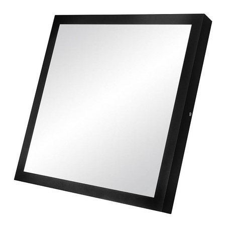 Plafon led natynkowy 40x40cm czarny 36W 3000K