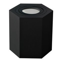 Oprawa sufitowa natynkowa czarna GU10 sześcian ruchoma