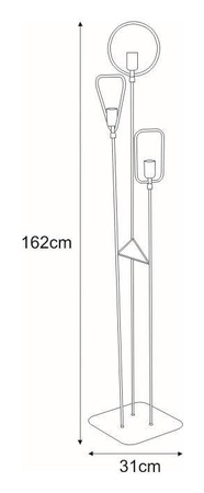 Lampa podłogowa K-3934 z serii GEO
