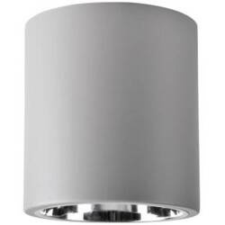 Oprawa natynkowa JUPITER 17 MD-5011 okrągła szara metalowa 1xE27