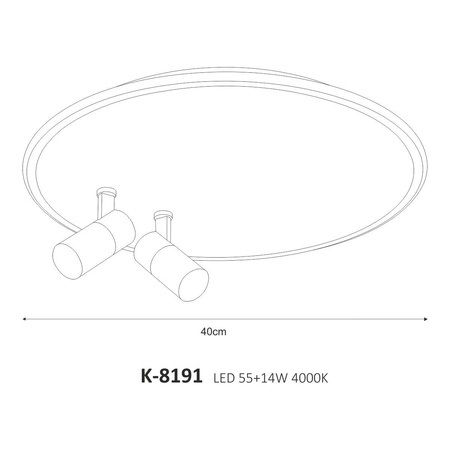 Plafon K-8191 -LOGAN