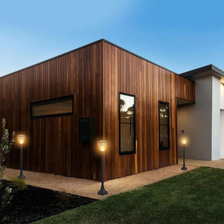 Słupek Ogrodowy Solarny V-TAC 2W LED IP44 93cm VT-984 3000K+6000K 110lm 3 Lata Gwarancji