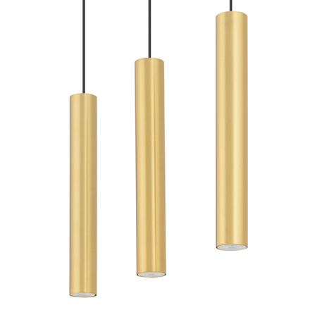 Nowodvorski Lampa wisząca czarna mosiądz EYE