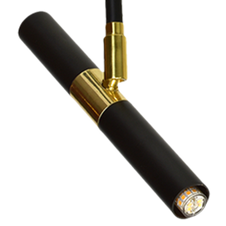 Lampa sufitowa MONZA BLACK / GOLD 3xG9 8W