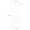 Lampa wisząca K-4527 z serii ARVI WHITE