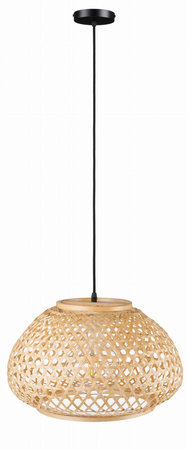 Lampa wisząca BOHO bambusowa plecionka