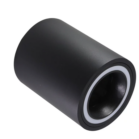 Oprawa natynkowa FALCO okrągła czarna GU10