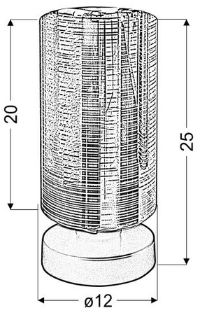 Cox lampka gabinetowa 1x60w e27 złoty