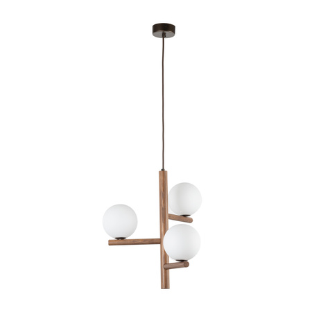 Lampa sufitowa ESTERA WOOD Orzech 3xG9