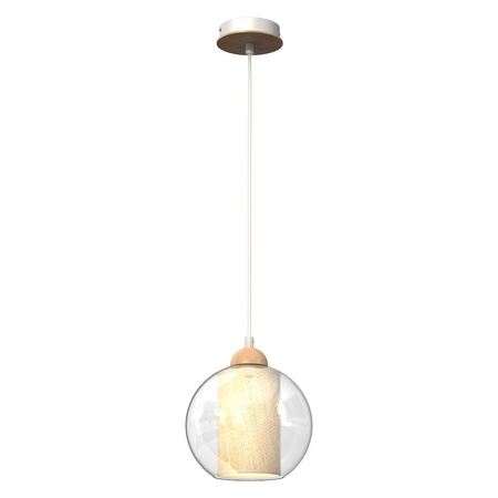 Lampa wisząca TELA 1xE27 fi20 szkło