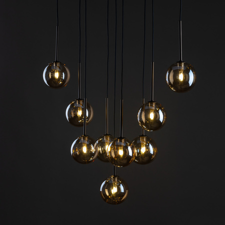 Lampa sufitowa ESTERA Brown 9xG9