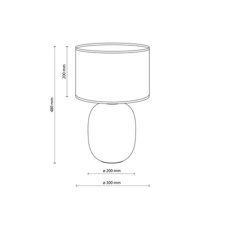 Lampka nocna Melody JUTA E27
