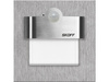 Oprawa schodowa Tango LED PIR 120º z czujnikiem ruchu i zmierzchu Skoff 2,4W 230V AC szlif inox b. zimna