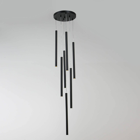 Lampa wisząca Lungo 7xG9 czarna