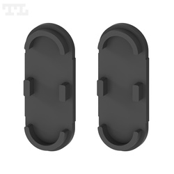 Komplet zaślepek bocznych czarnych P4-10 do osłonki C22 (2 szt bez otworu) (nr kat 7704100223)