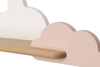 Kinkiet LED 5W dla dziecka biało-różowa chmurka z półką Cloud 21-76717