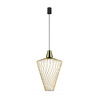 Nowodvorski Lampa wisząca mosiądz WAVE L