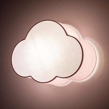 Tk Lighting CLOUD lampa sufitowa RÓŻOWA MINI 2xE27