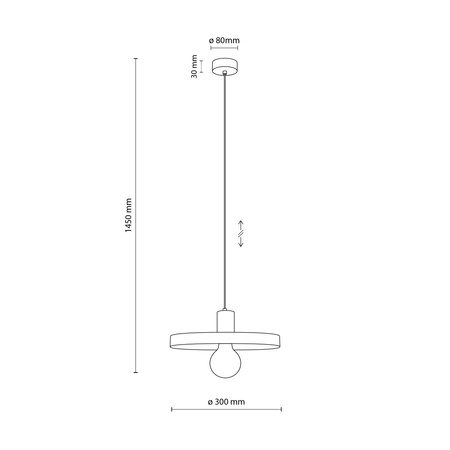 Tk Lighting SILA GREEN BRICK lampa wisząca  1XE27 300