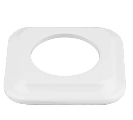 Ramka ceramiczna pojedyncza biała podtynkowa Kwadrat