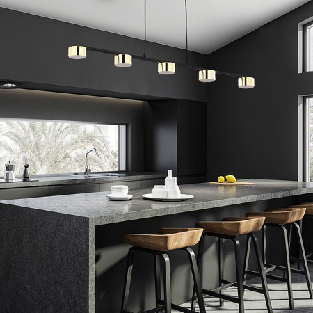 Lampa wisząca DALLAS Gold/Black 5xGX53