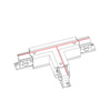 Nowodvorski Akcesoria CTLS PWR T CONN LEFT 1 TL-1 