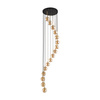 Lampa wisząca AURORA Gold 16xG9