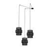 Lampa wisząca CALISTO Black 3xE27