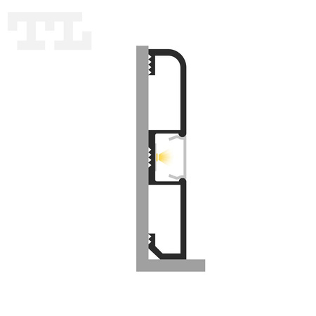 LED P15-1 Profil 2000 mm biały mat (nr kat 8615102)
