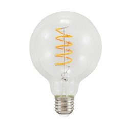 Żarówka dekoracyjna LED E27 G95 4W filament kula Spirala