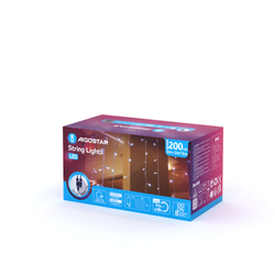 Kurtynka świetlna 200 LED barwa zimna 6500k IP44 2mx2m