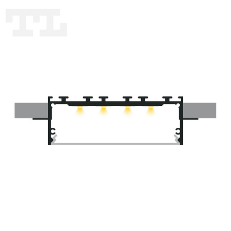 LED P27-2 Profil 2000 mm biały lakierowany (nr kat 8627211)