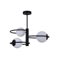 Light prestige Dorado 3 ring sufitowa czarna LP-002/3C ring BK