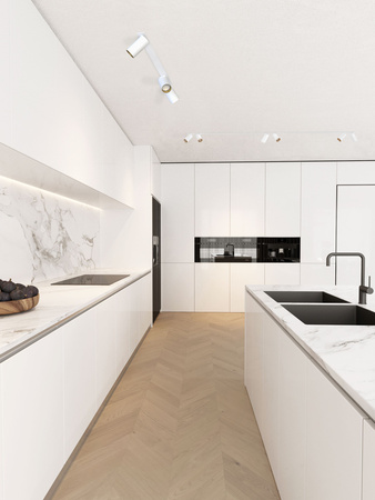 Nowodvorski Lampa sufitowa listwa reflektor biało złota MONO 