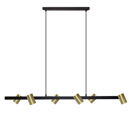 Light prestige Snow 6 linia wisząca złota LP-731/6L GD