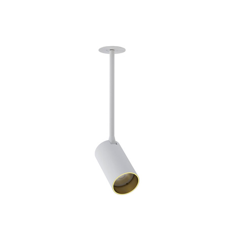 Nowodvorski Lampa podtynkowa biało złota MONO SURFACE LONG S 