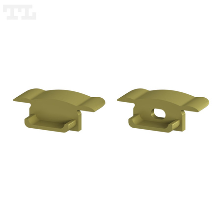 Komplet zaślepek bocznych GOLD P6-1 (1 szt. z otworem, 1 szt bez otworu) (nr kat 770692)