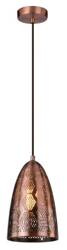 Lampa sufitowa wisząca Candellux Sfinks 31-43313  stożek  E27 ażurowy-miedziany