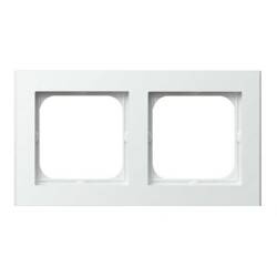 Ramka podwójna Ospel Sonata Biała