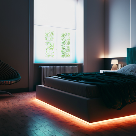 Taśma LED COB 12V 8W/m 320/m 3000K IP20 1m