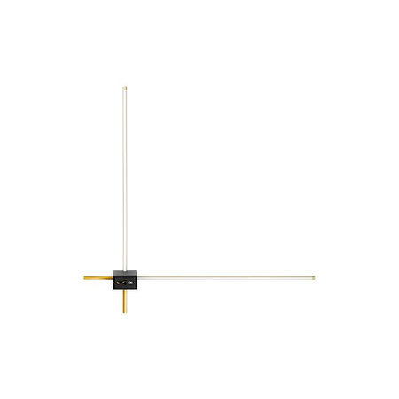 Kinkiet ścienny led Como 12W 2x60cm złoty