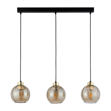 Lampa wisząca DEVI Amber 3xE27 listwa 