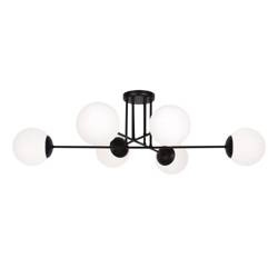 Nowoczesna lampa sufitowa z białymi kloszami K-4925 z serii SAVOY